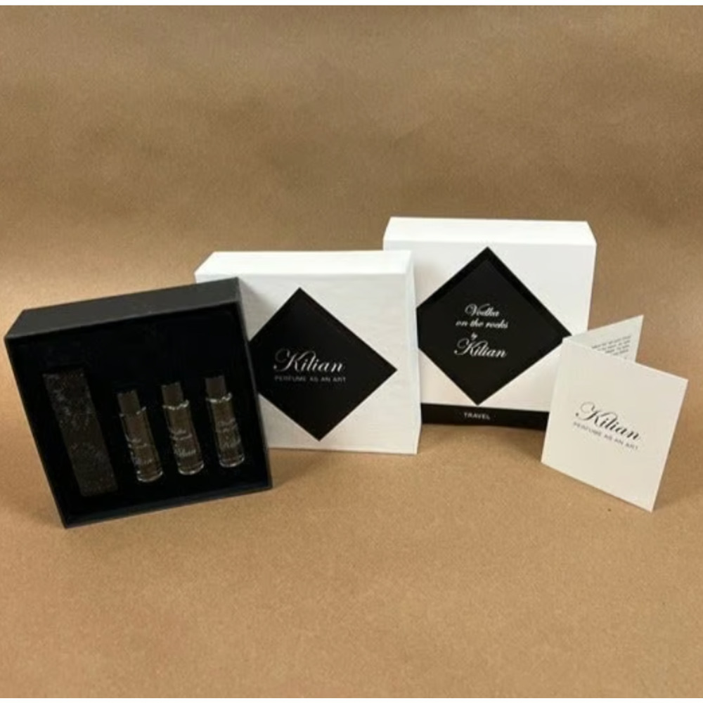 By Kilian Vodka on the rocks EDP travel set with diffuser 4 x 7.5 ml